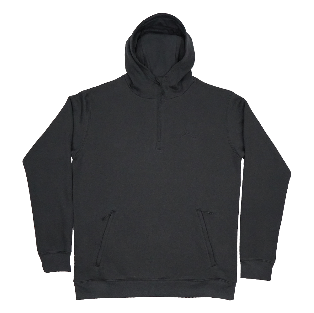 HQ Hooded Sweatshirt 黒　XL Premium Black QZ Hoodie – Hushin