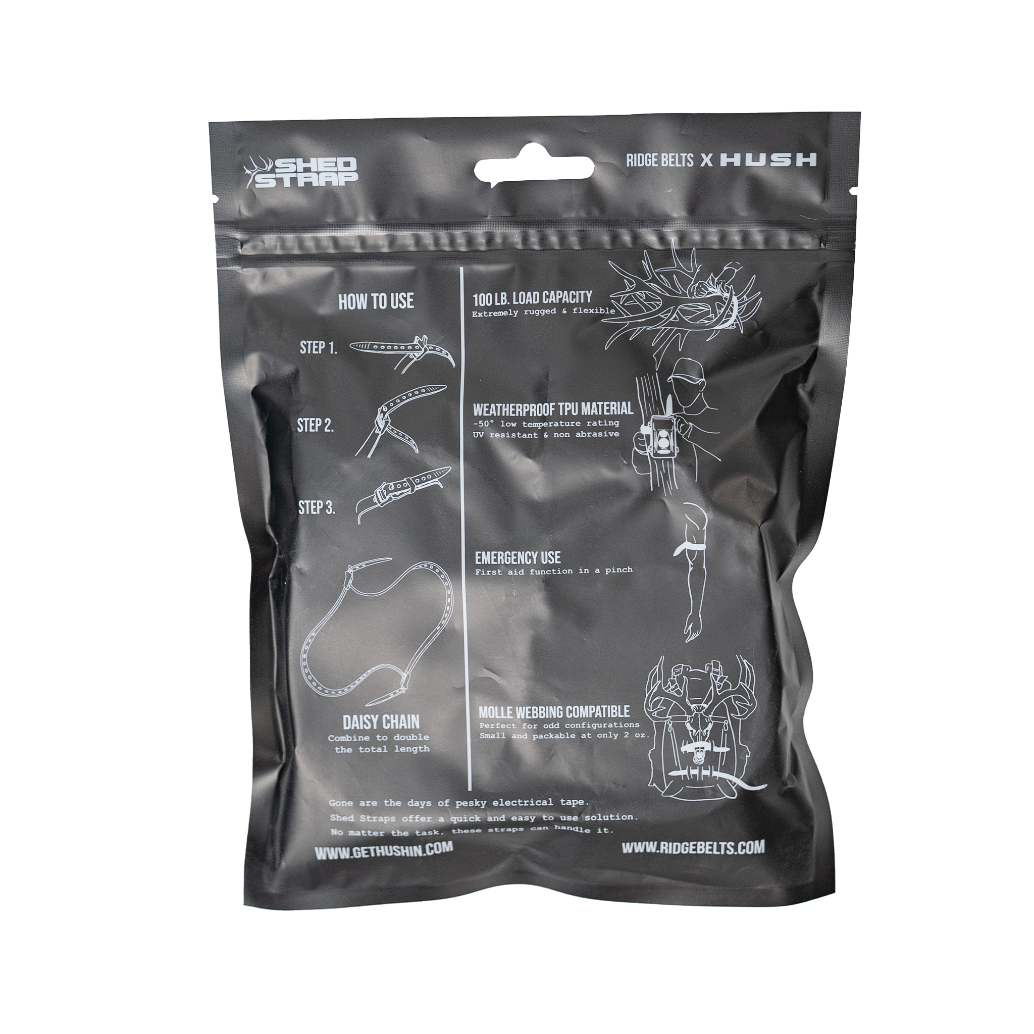 Shed Straps | Stone Gray