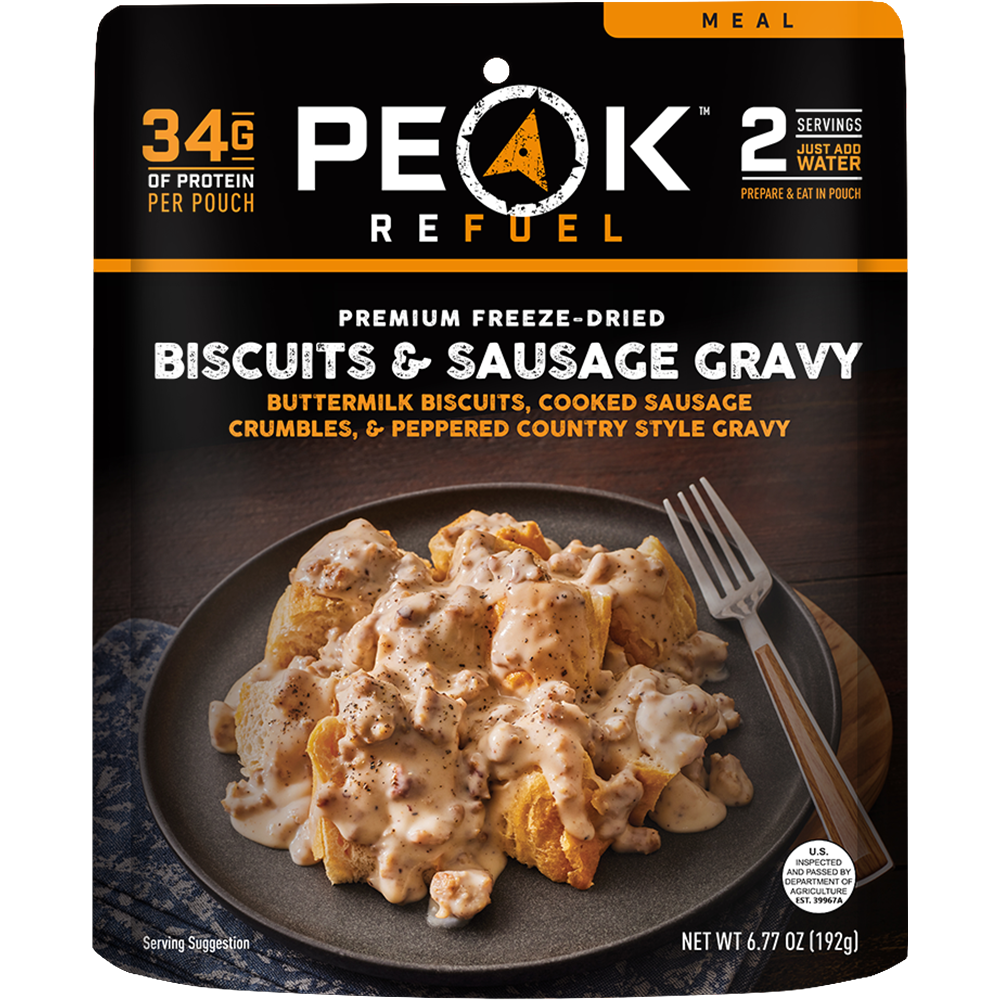 Peak Refuel Biscuits & Sausage Gravy