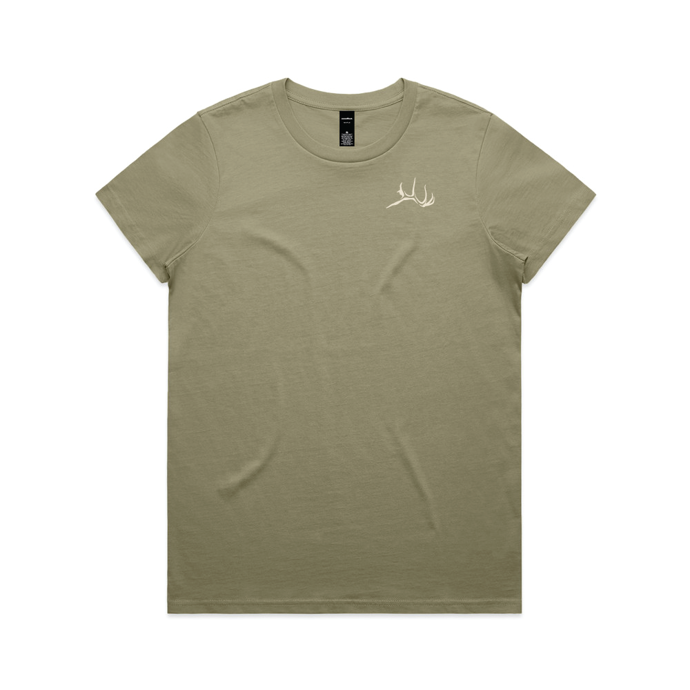 Ladies Tundra Triangle Tee - Eucalyptus