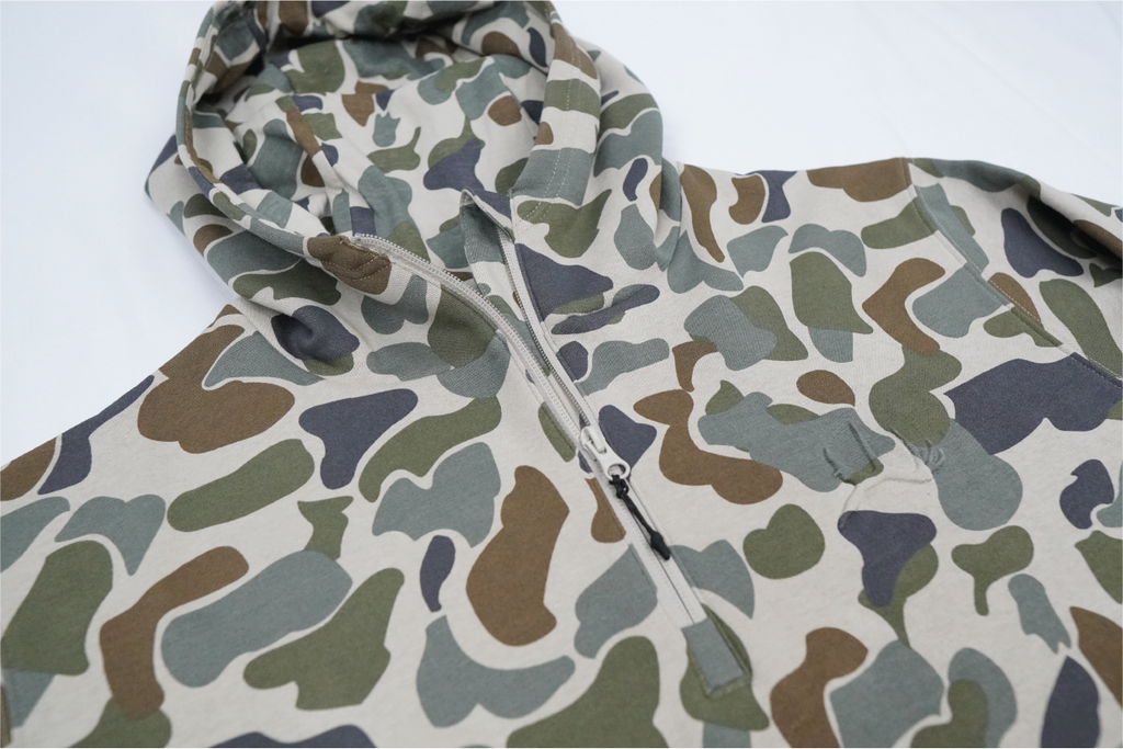 QZ Hoodie - Tundra Camo Detail 