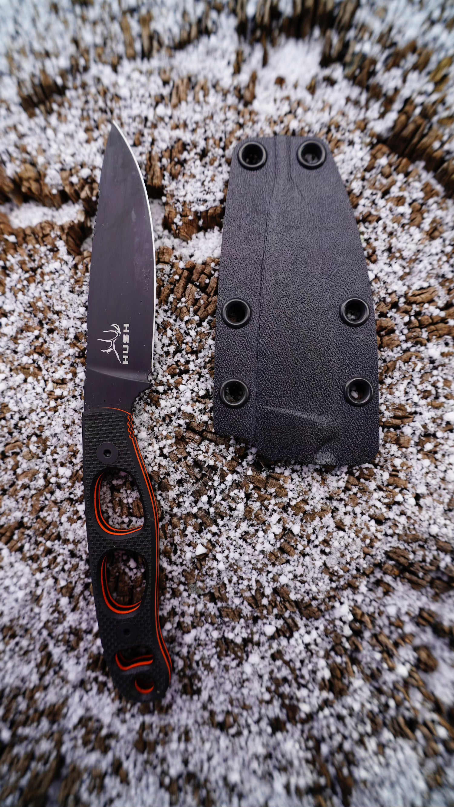 Argali x HUSH Carbon Knife