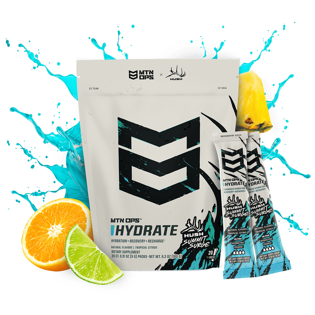 HUSH X MTN OPS HYDRATE | SUMMIT SURGE