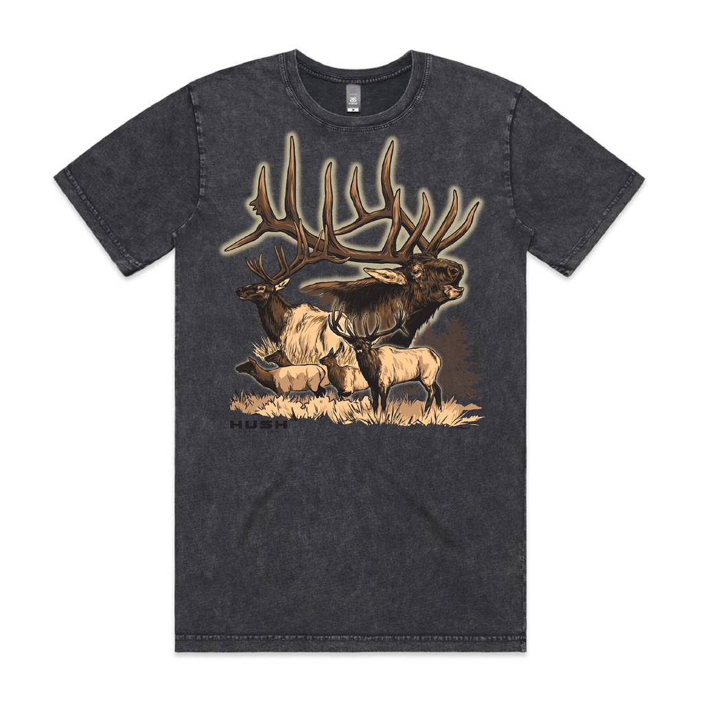 Vintage Elk Trio - Washed Black