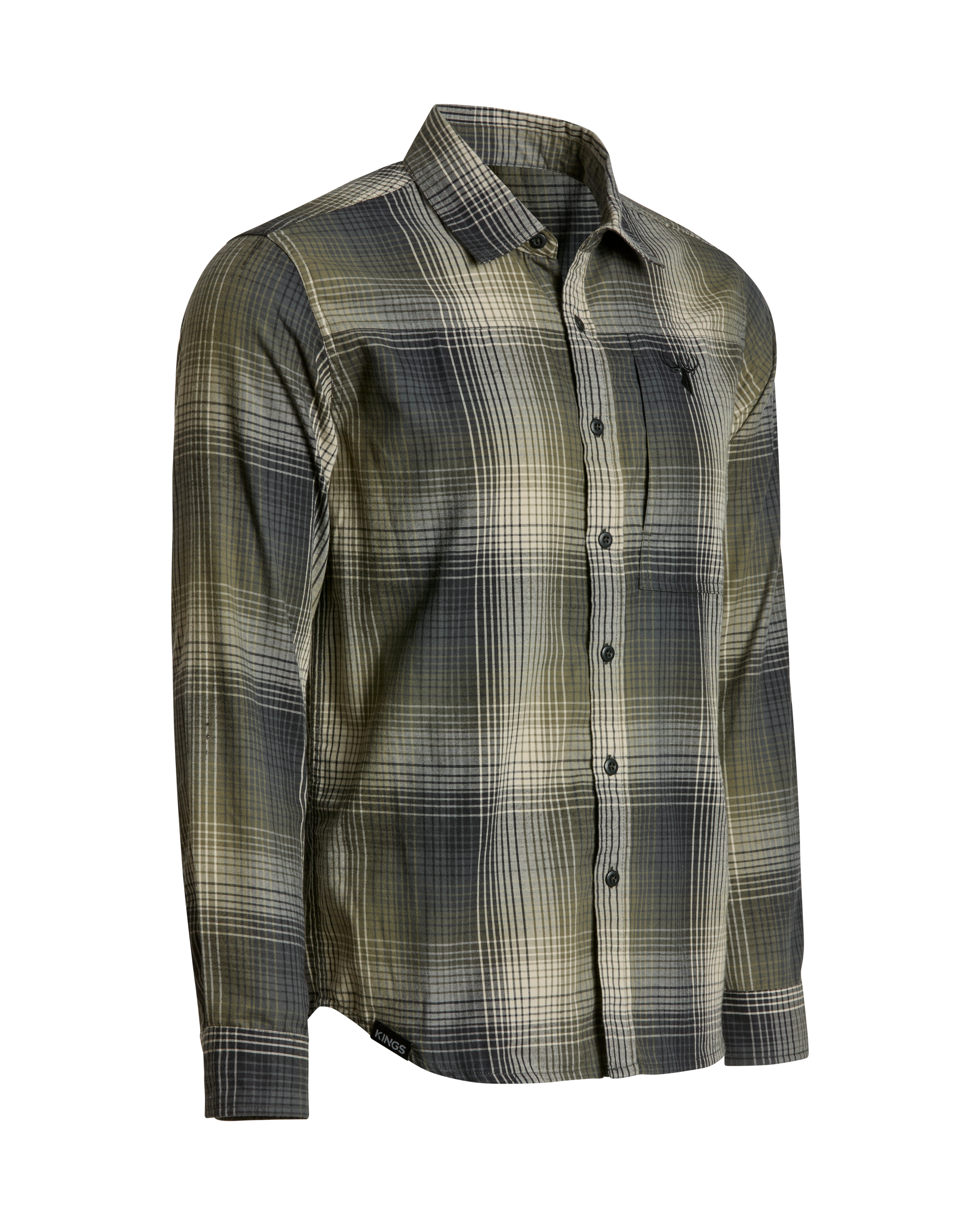 Modern Button Flannel