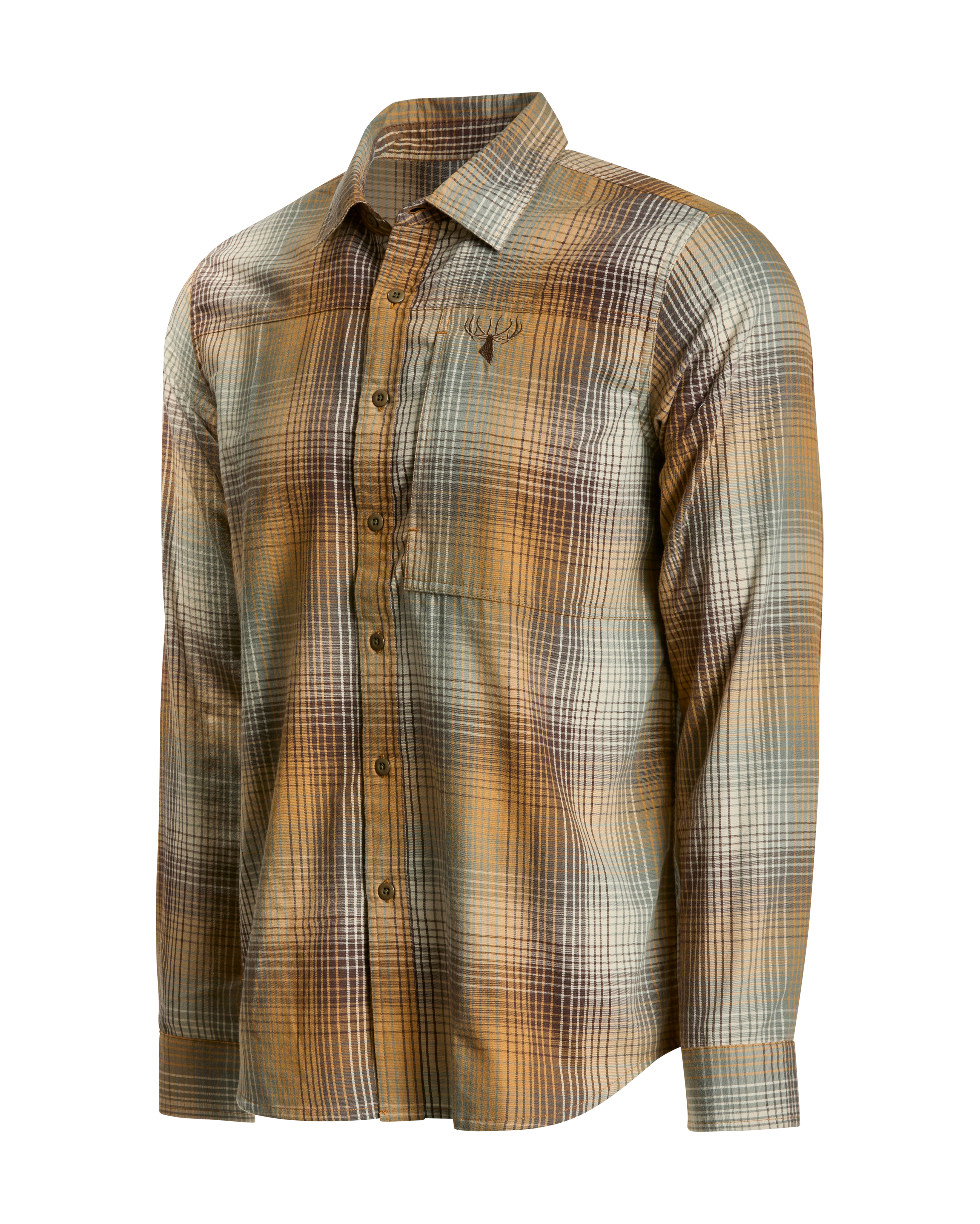 Modern Button Flannel