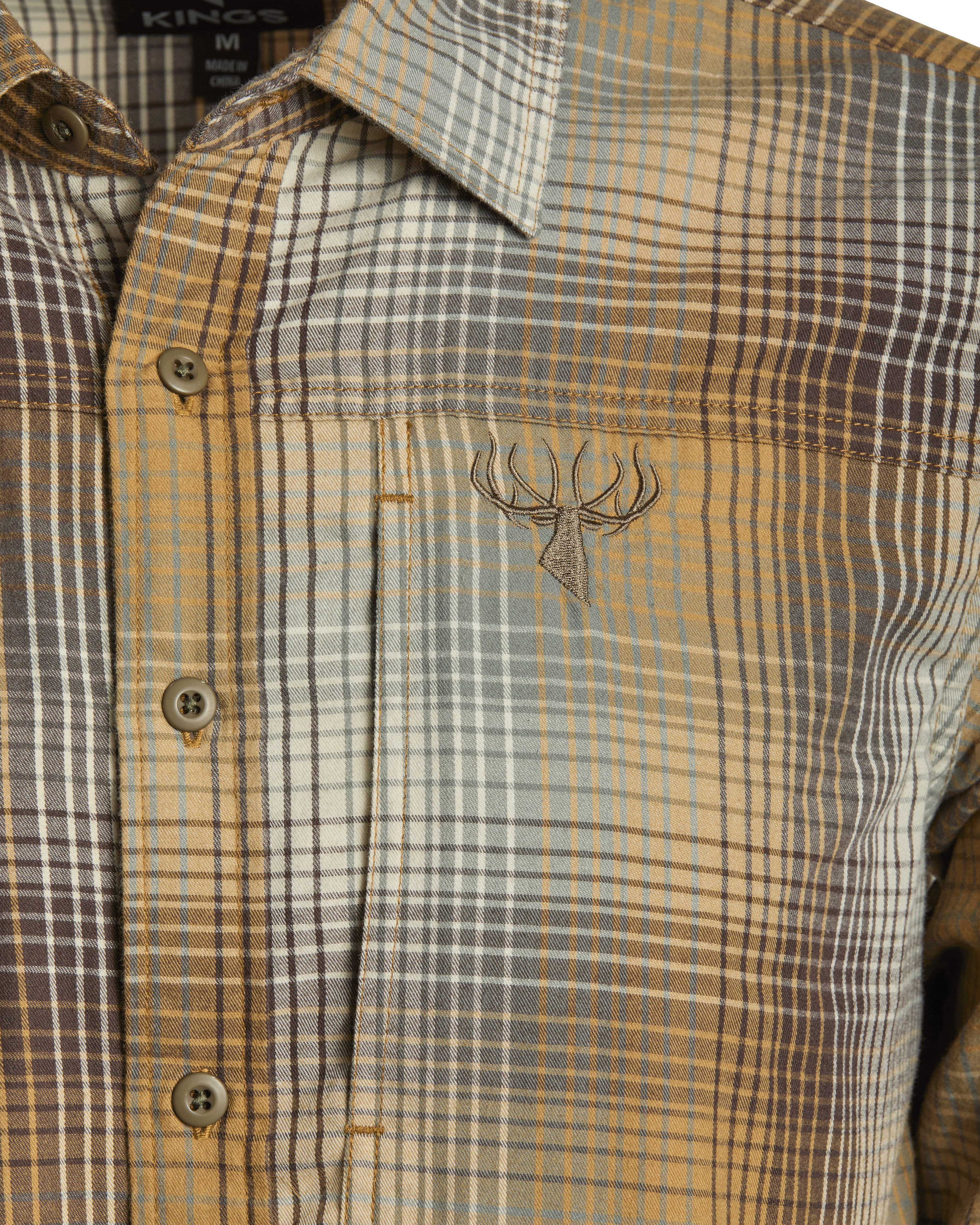 Modern Button Flannel