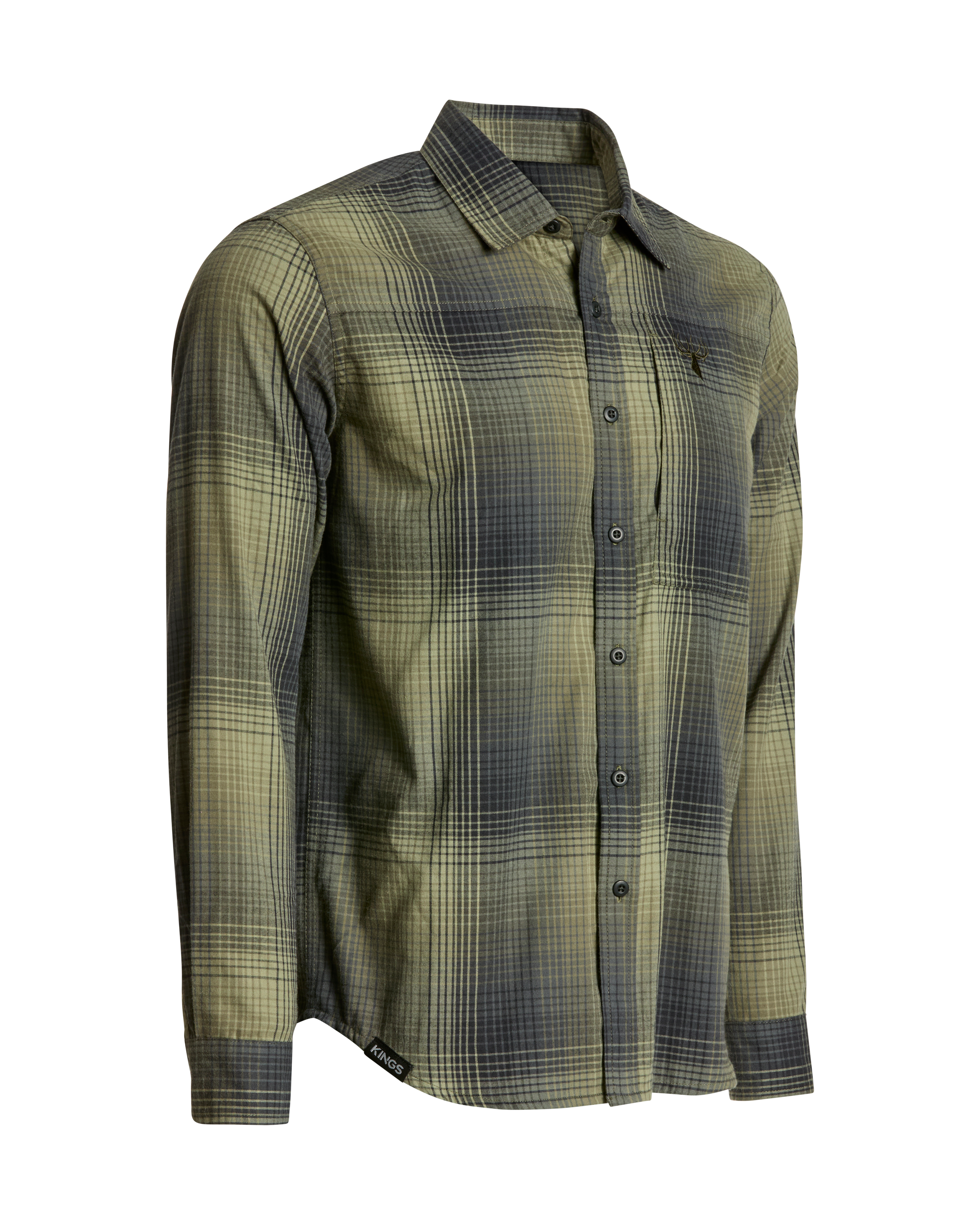 Modern Button Flannel