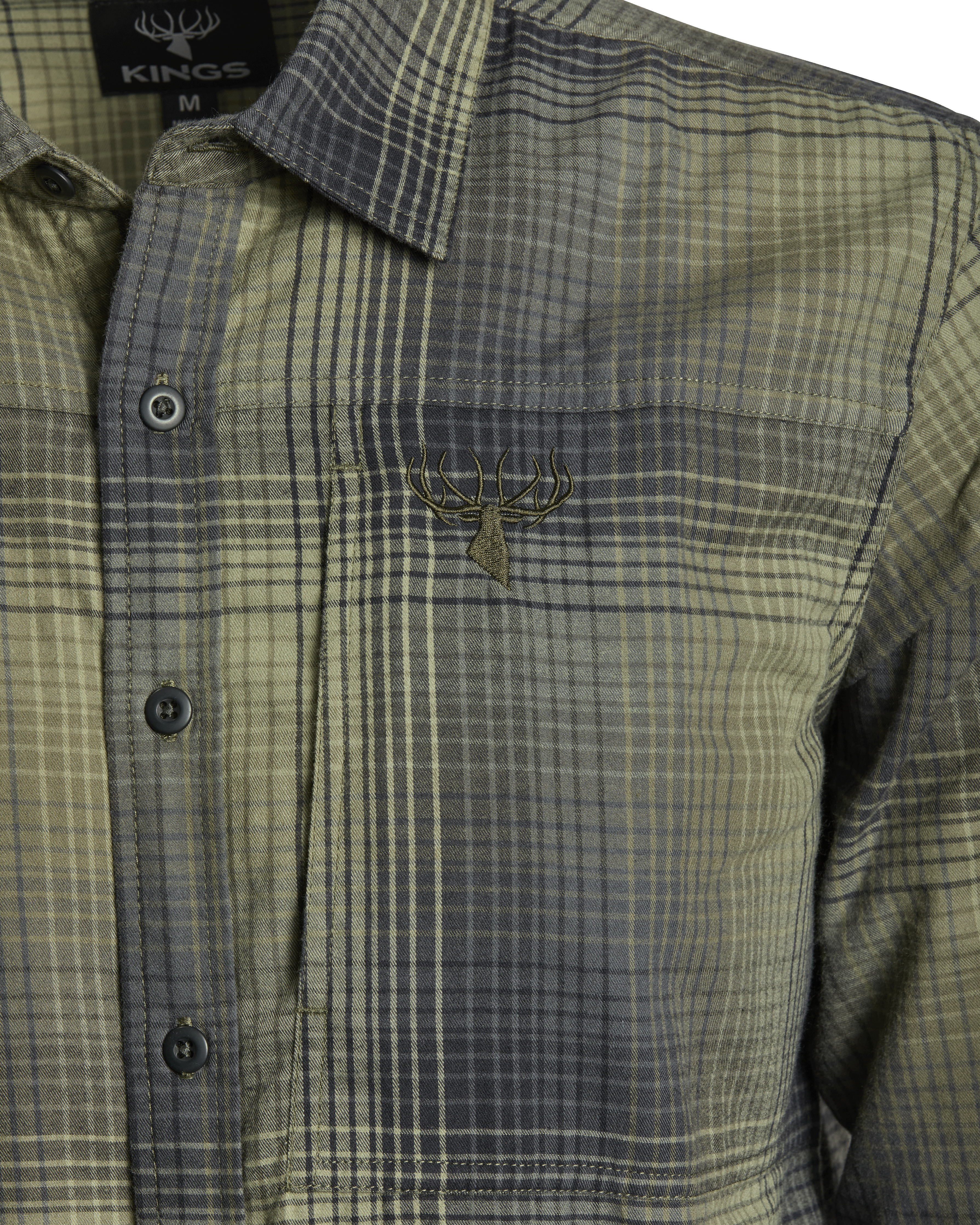 Modern Button Flannel
