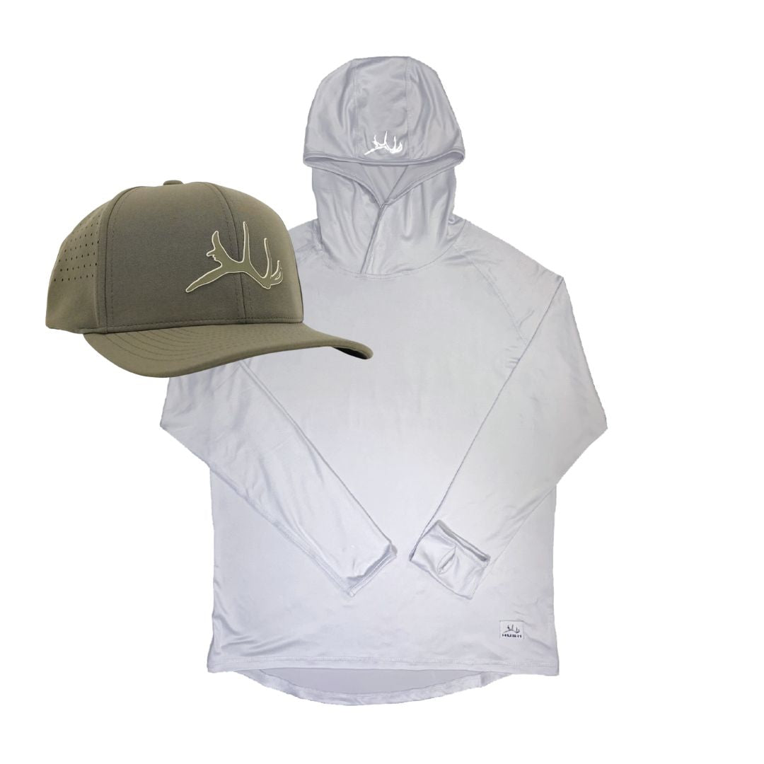 Tech Hoodie + Hat Bundle (Granite)