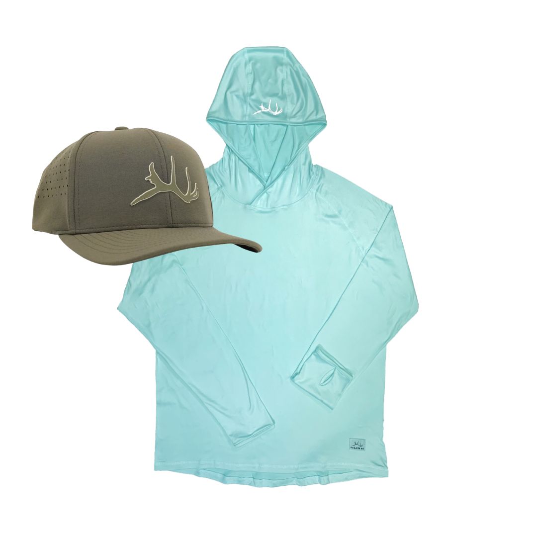 Tech Hoodie + Hat Bundle (Sky)