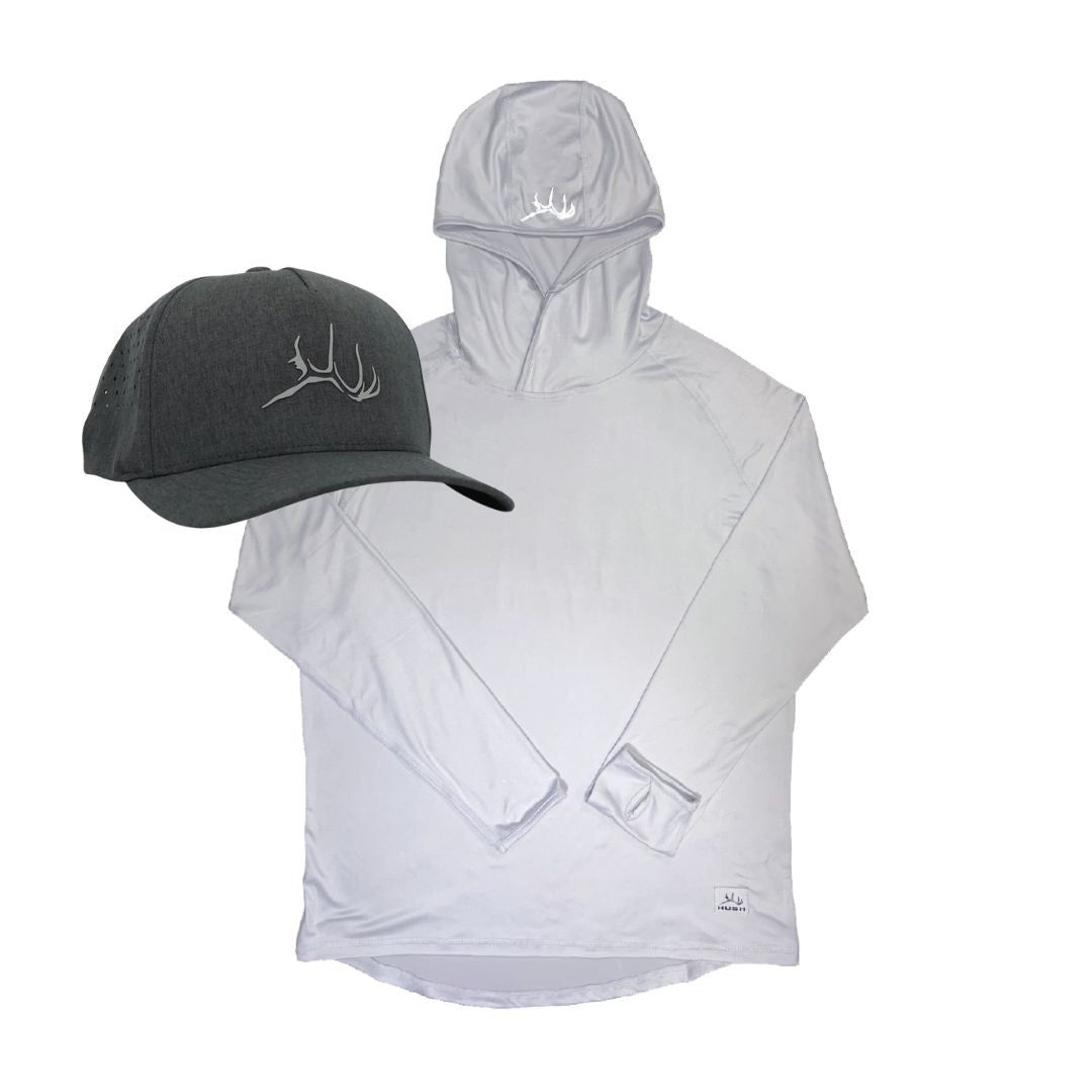 Tech Hoodie + Hat Bundle (Granite)