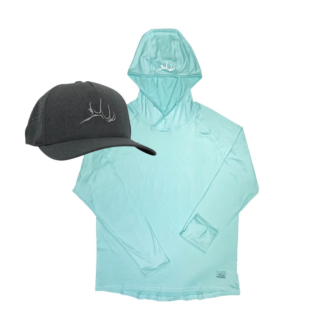 Tech Hoodie + Hat Bundle (Sky)