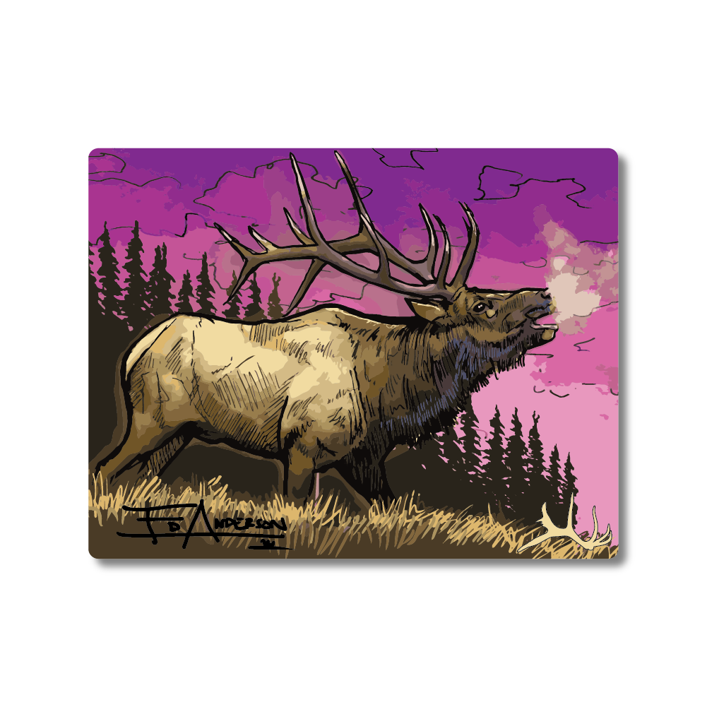 Sunrise Bull Sticker