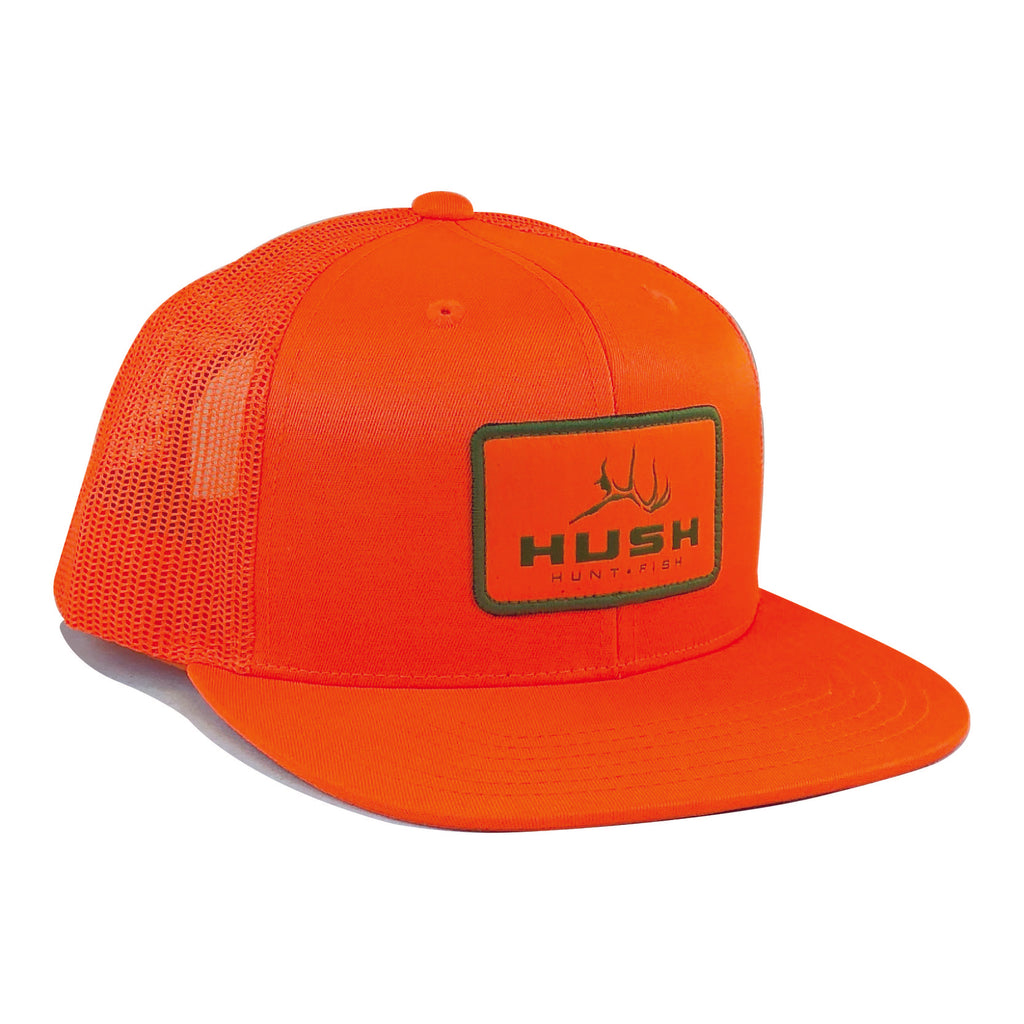 blaze orange patch 300 hat
