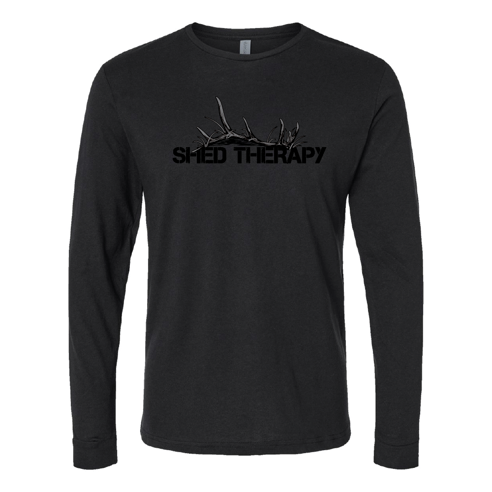Long Sleeve Shed Therapy Tee - Black