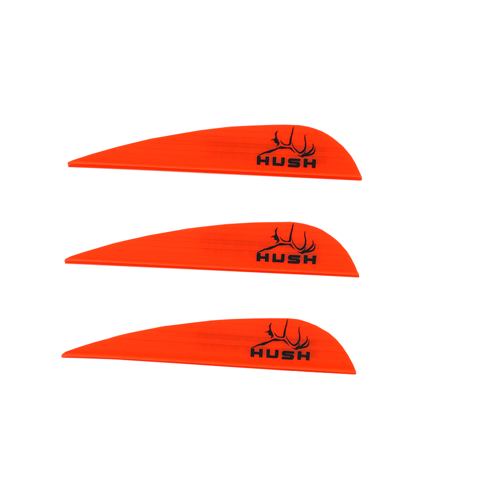 Orange hush aae hybrid 26 arrow vanes