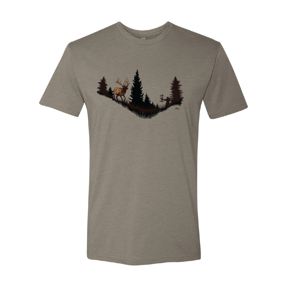 Full Draw Elk Tee - Front