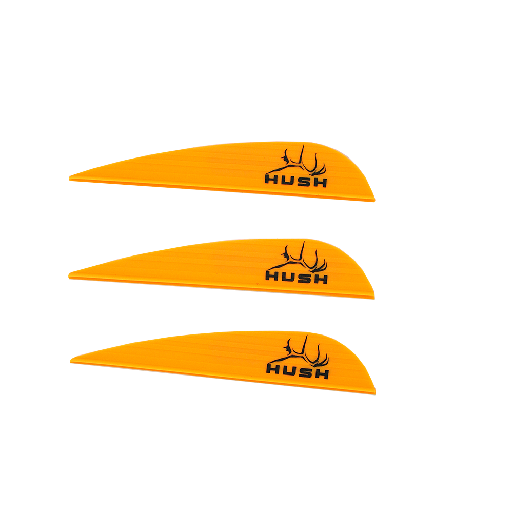 Orange hush aae hybrid 26 arrow vanes