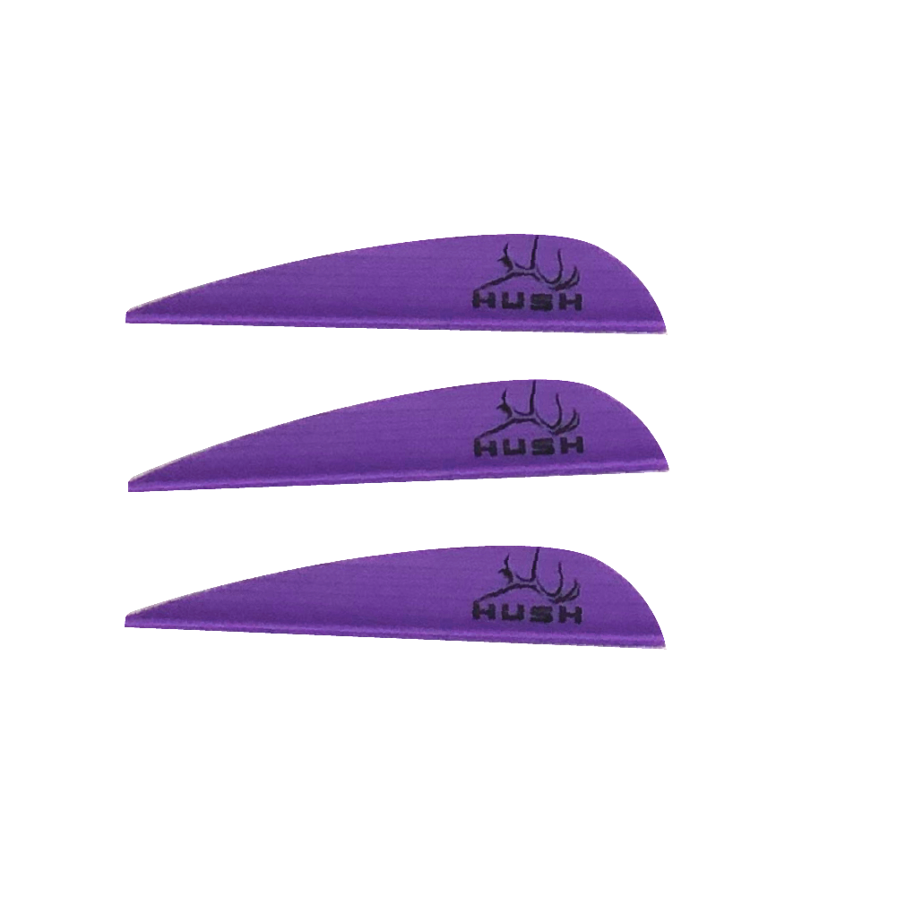 thumbnail image 2 of AAE Hybrid 26 Vanes Purple - 50 Pack Archery Fletching With Pre-Applied Adhesive 2 of 13