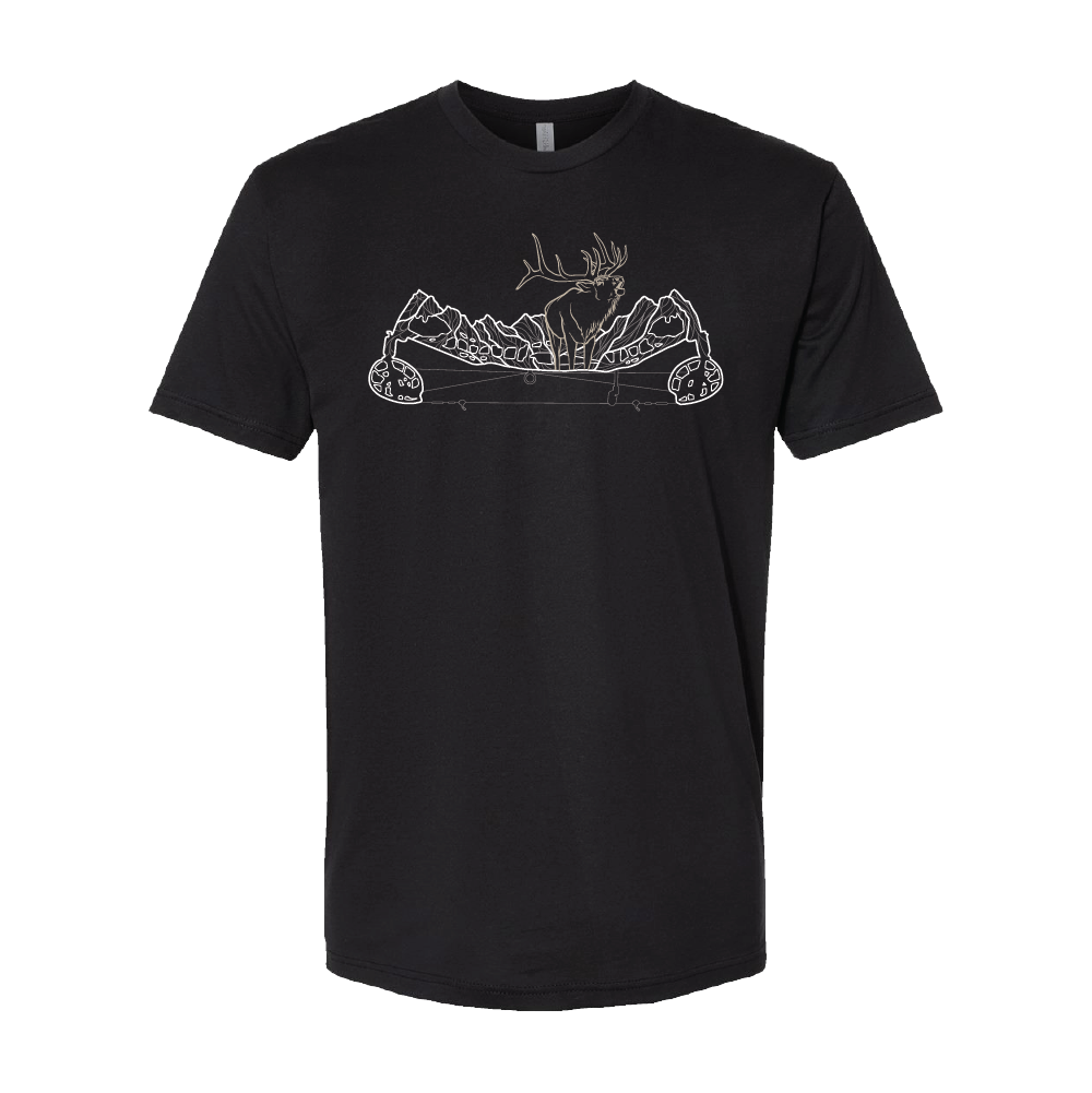 Ridge Riser Tee Black Hushin