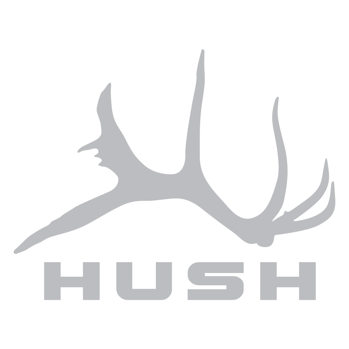 Solid firebull block antler decal stickers