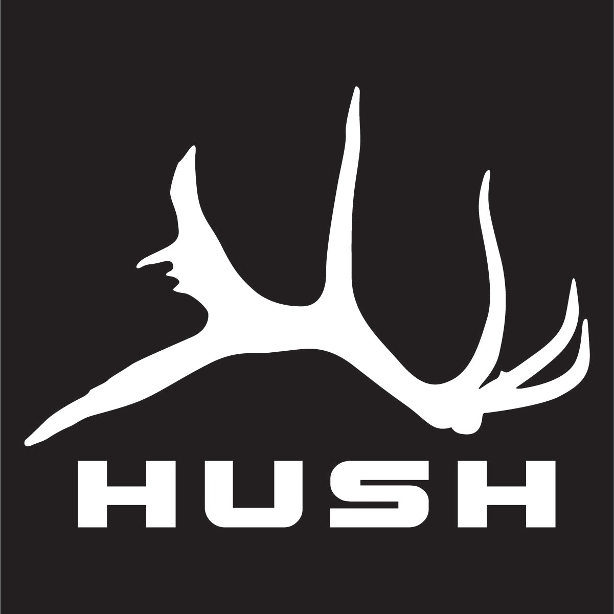 Solid firebull block antler decal stickers