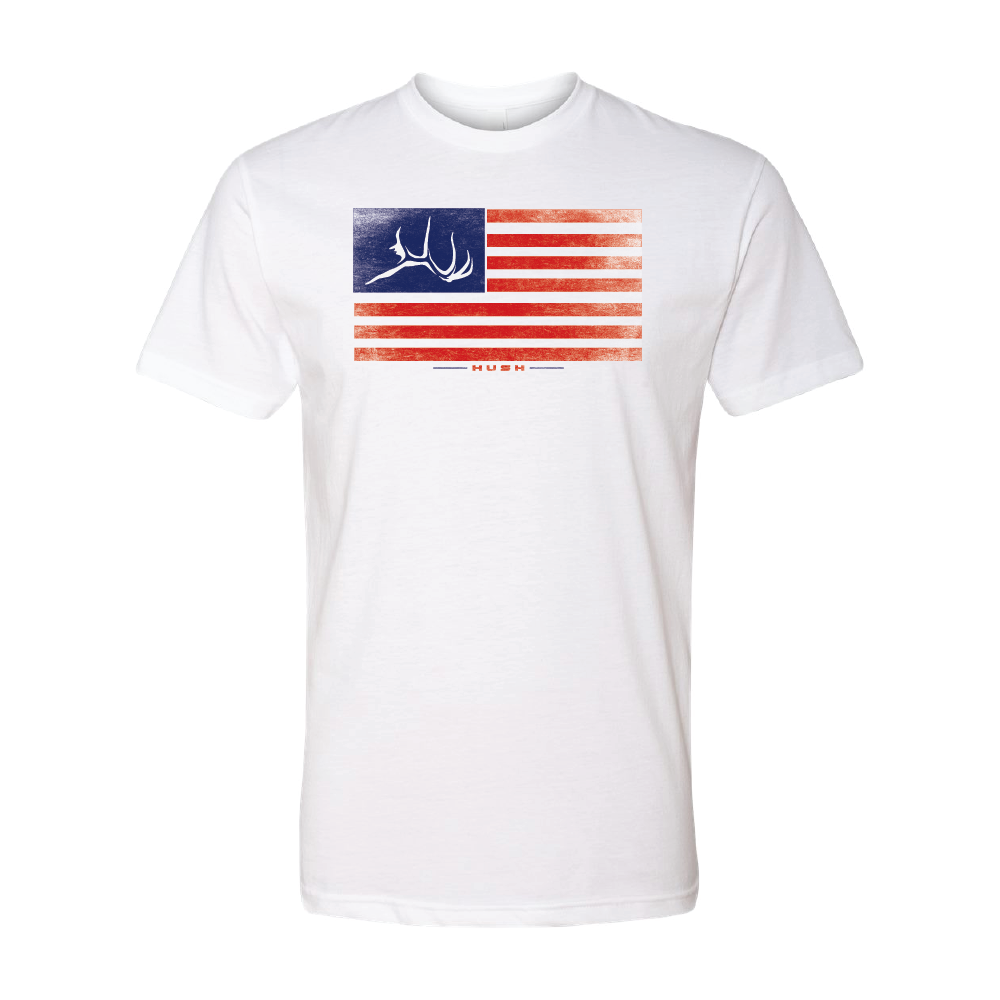 All American Firebull Flag Tee
